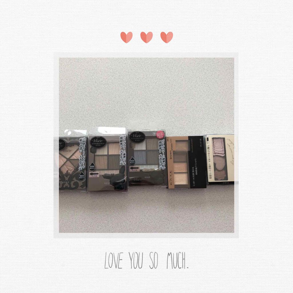 ✽.｡.:*・ﾟ ✽.｡.:*・ﾟ ✽.｡.:*・ﾟ ✽.｡.:*・ﾟ ✽.｡.:*・ﾟ 

購入品♡

✽.｡.:*・ﾟ ✽.｡.:*・ﾟ ✽.｡.:*・ﾟ ✽.｡.:*・ﾟ ✽.｡.:*・ﾟ 

今日はアイシャドウ5個買ってきました\(