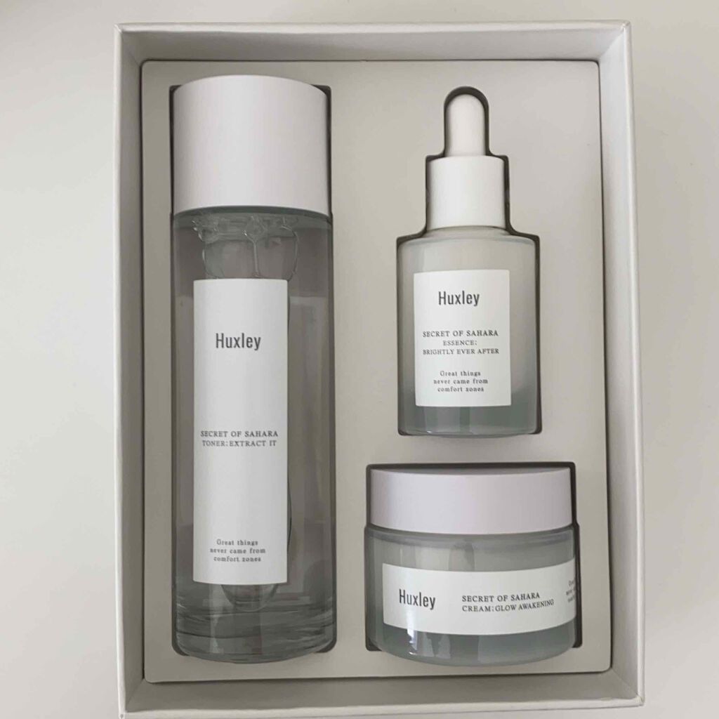 ブライトニングトリオ/Huxley/スキンケアキットを使ったクチコミ（1枚目）