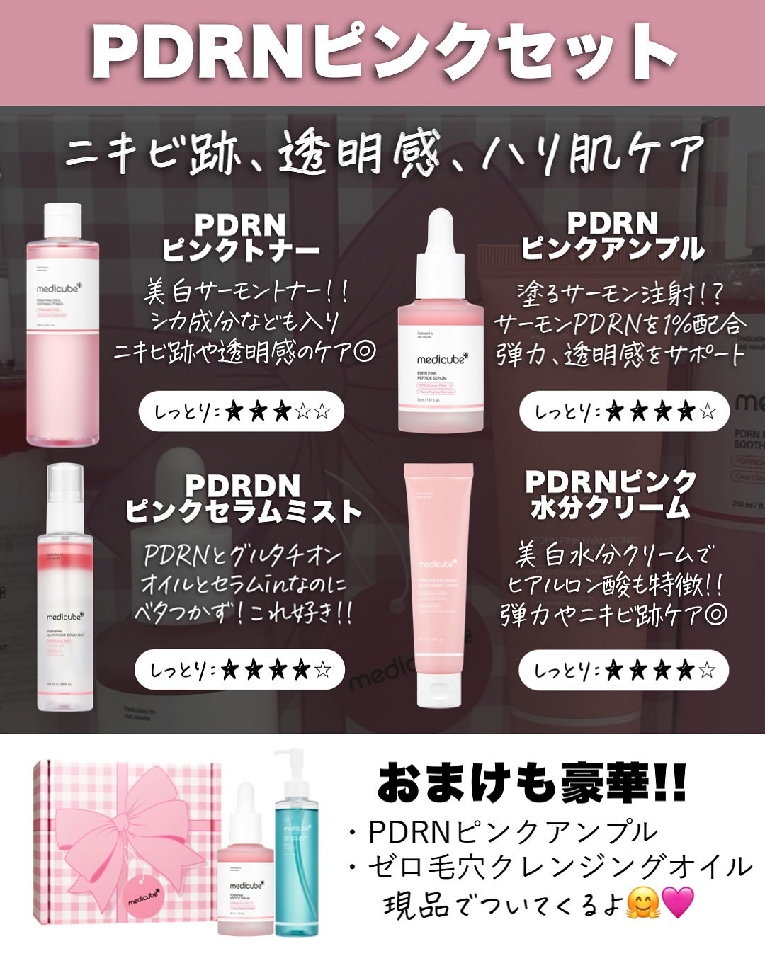 アスカ on LIPS 「お得すぎるBOX🥺🩷/大好きな@medicube_offici..」(2枚目)