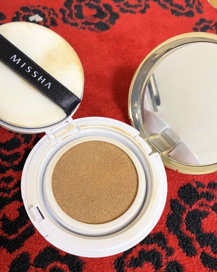 M クッション ファンデーション(モイスチャー)/MISSHA/クッションファンデーションを使ったクチコミ(2枚目)
