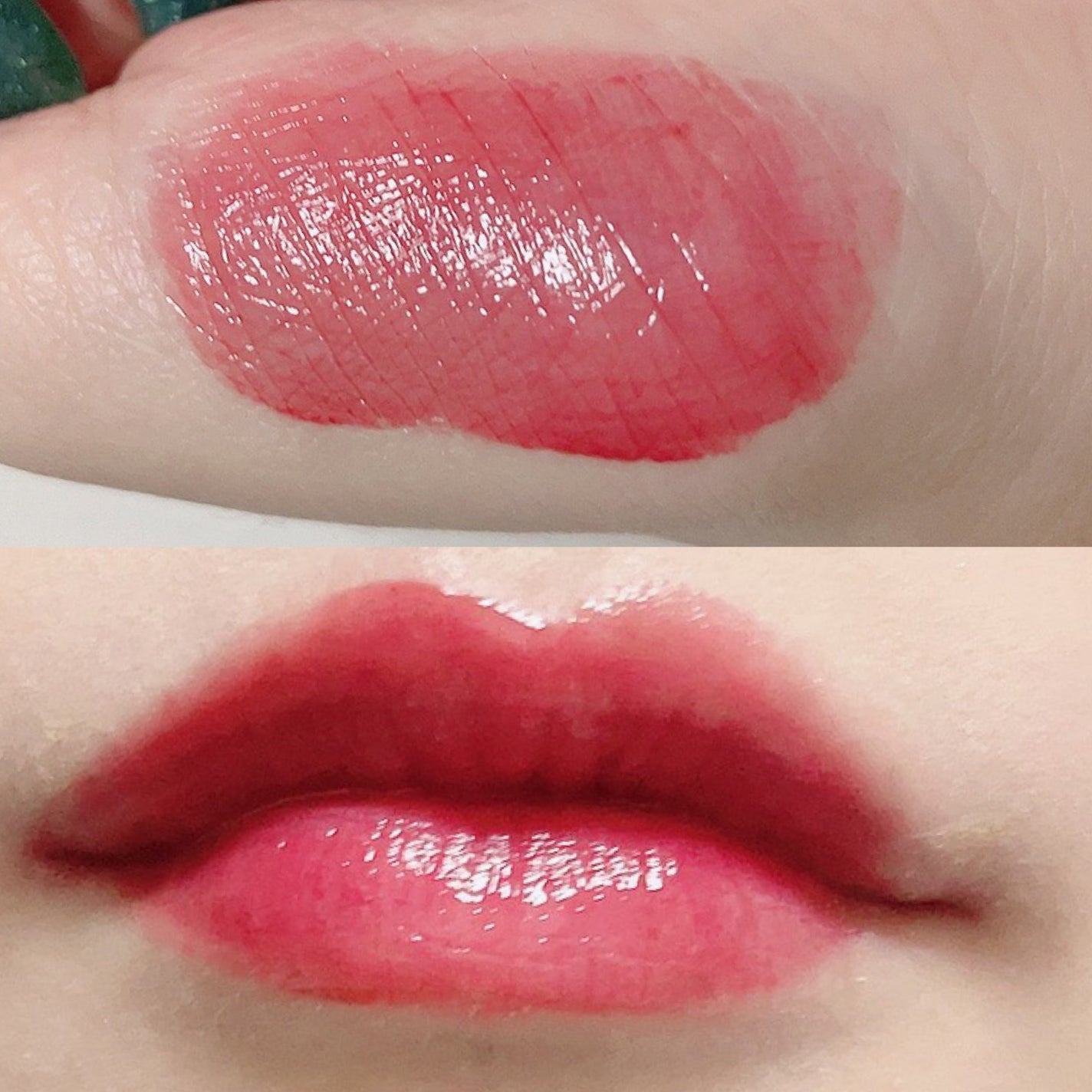 ムードインハンサーウォーターリキッドグロウ/hince/口紅を使ったクチコミ(4枚目)