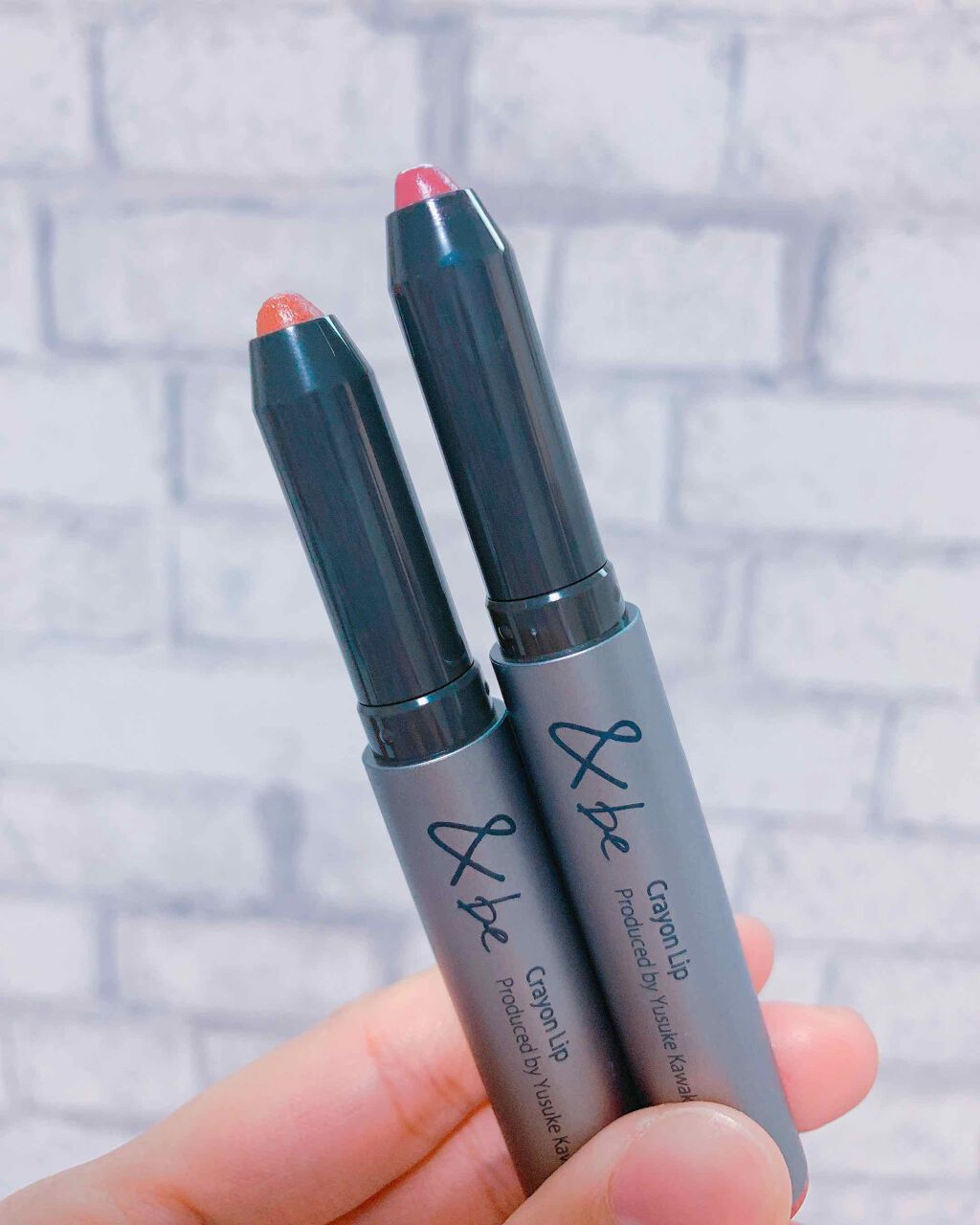 クレヨンリップ/＆be/口紅を使ったクチコミ（2枚目）