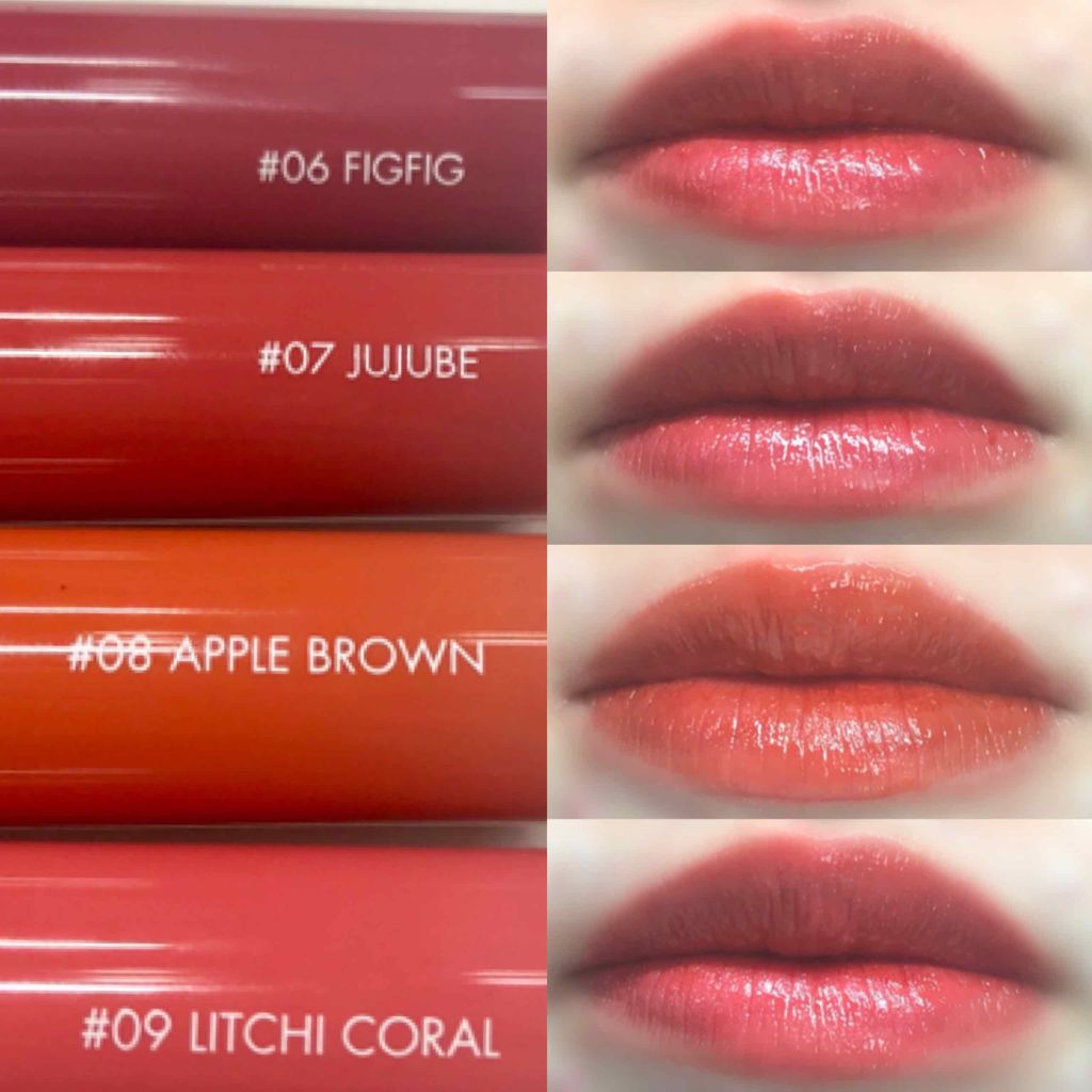 ジューシーラスティングティント/rom&nd/リップティントを使ったクチコミ(3枚目)