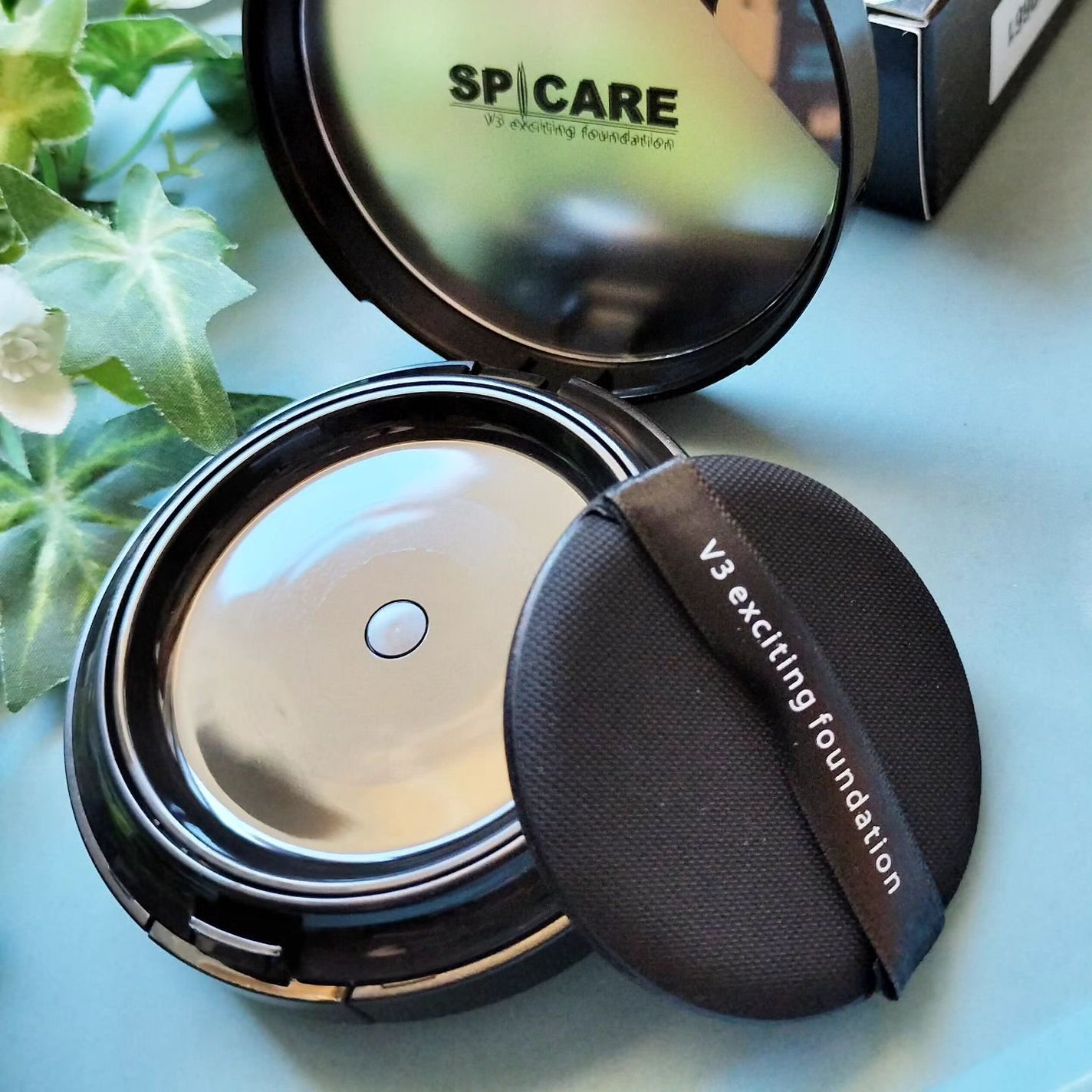 V3 エキサイティングファンデーション/SPICARE/クッションファンデーションを使ったクチコミ(2枚目)