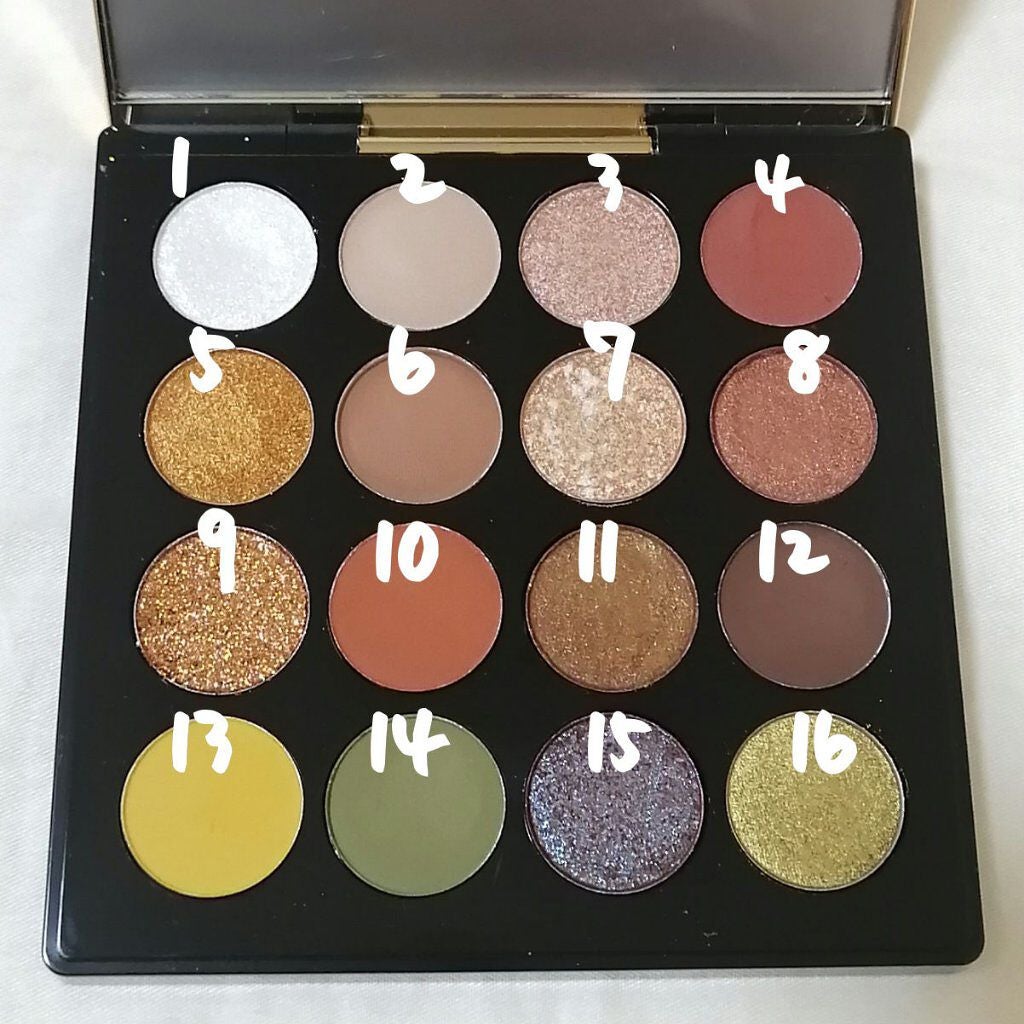 大英博物館 エジプトシリーズ アイシャドウパレット/ZEESEA/アイシャドウパレットを使ったクチコミ(4枚目)