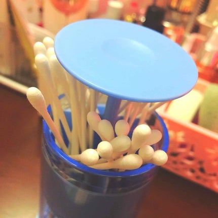 プッシュ式綿棒ケース/DAISO/その他を使ったクチコミ(2枚目)