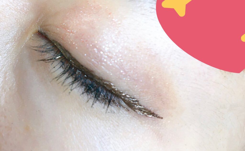 アイデザインライナー/COCOROIKI/リキッドアイライナーを使ったクチコミ（3枚目）