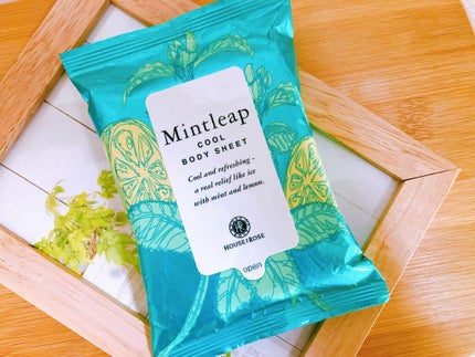 ミントリープ クール ボディシート/ハウス オブ ローゼ/ボディシートを使ったクチコミ(1枚目)