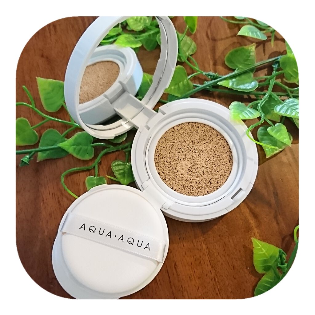 オーガニッククッションコンパクト/アクア・アクア/クッションファンデーションを使ったクチコミ（2枚目）
