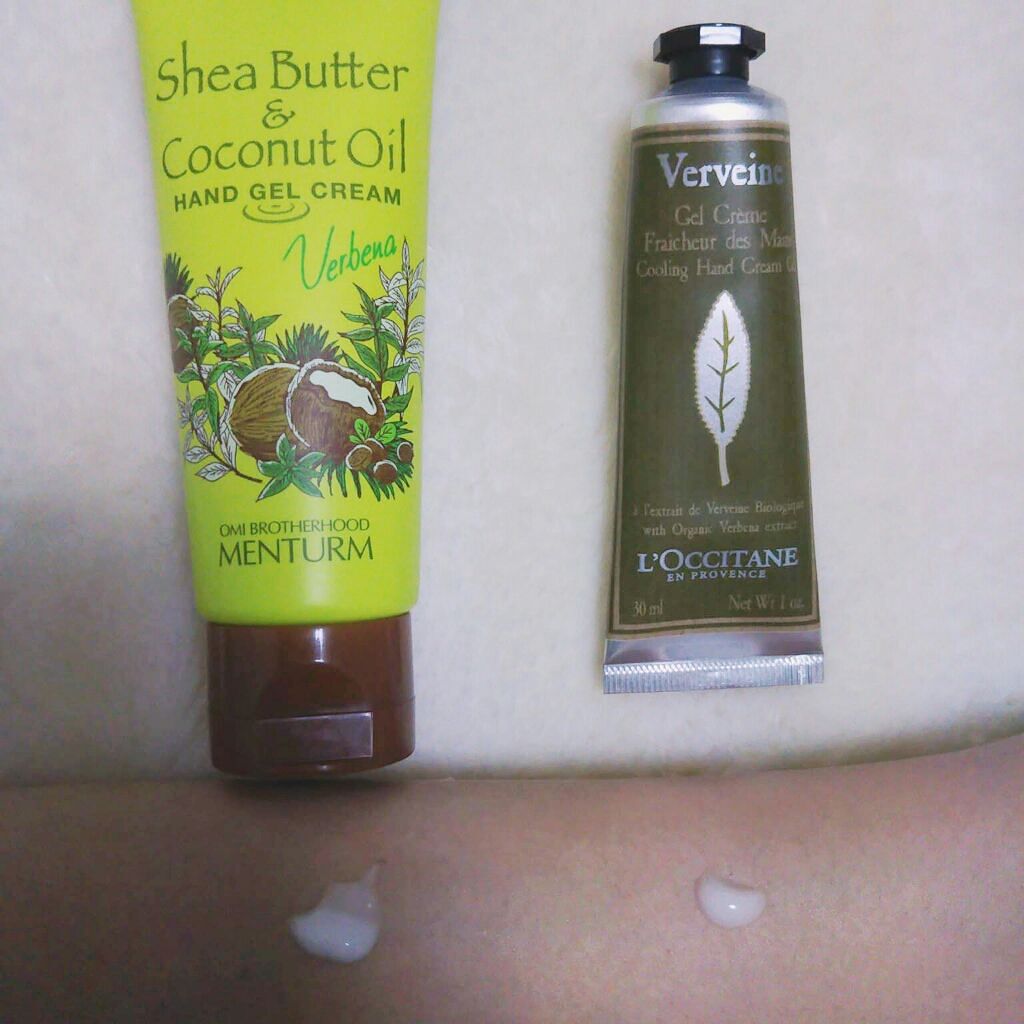 ヴァーベナ アイスハンドクリーム/L'OCCITANE/ハンドクリームを使ったクチコミ（2枚目）