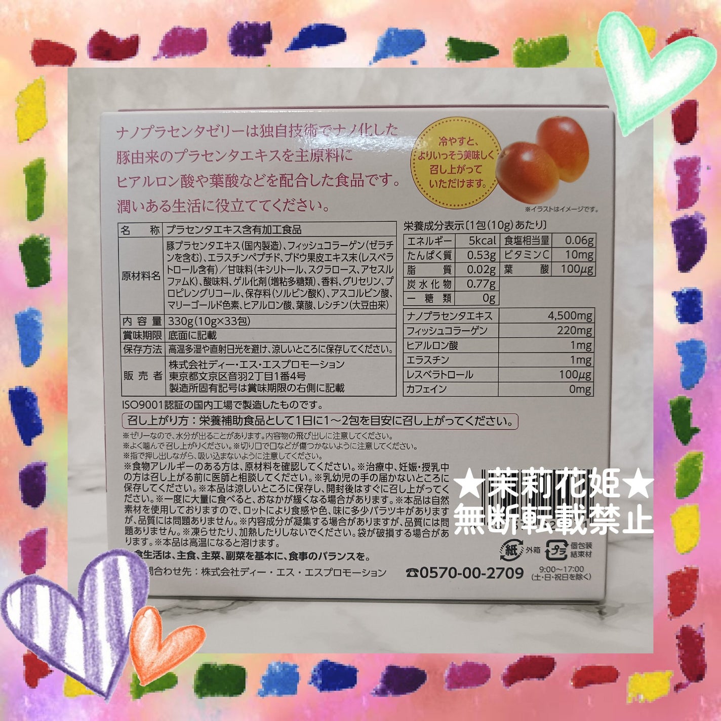 ナノプラセンタゼリー /S SELECT/美容サプリメントを使ったクチコミ(3枚目)