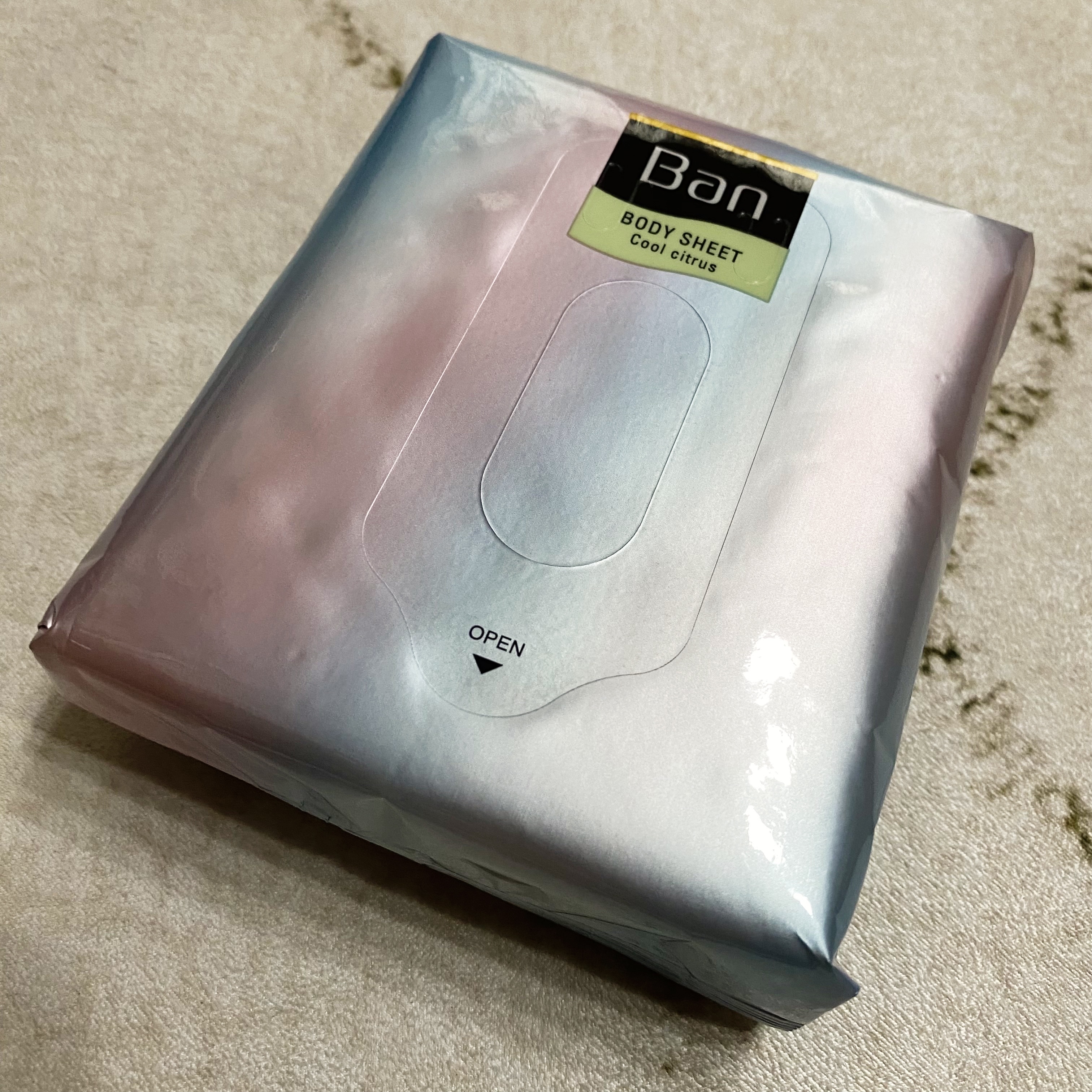 さっぱり感PREMIUMシート クールタイプ /Ban/デオドラント・制汗剤を使ったクチコミ（2枚目）