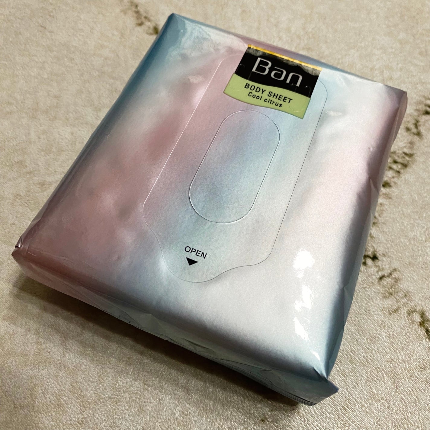 さっぱり感PREMIUMシート クールタイプ /Ban/デオドラント・制汗剤を使ったクチコミ(2枚目)