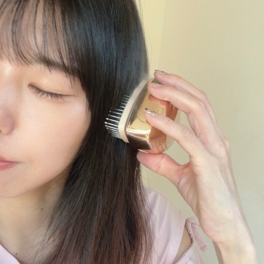 グロウケアブラシ/ANLAN/ヘアブラシを使ったクチコミ(5枚目)