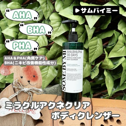 AHA·BHA·PHA 30デイズミラクルアクネボディクレンザー/SOME BY MI/ボディソープを使ったクチコミ(1枚目)
