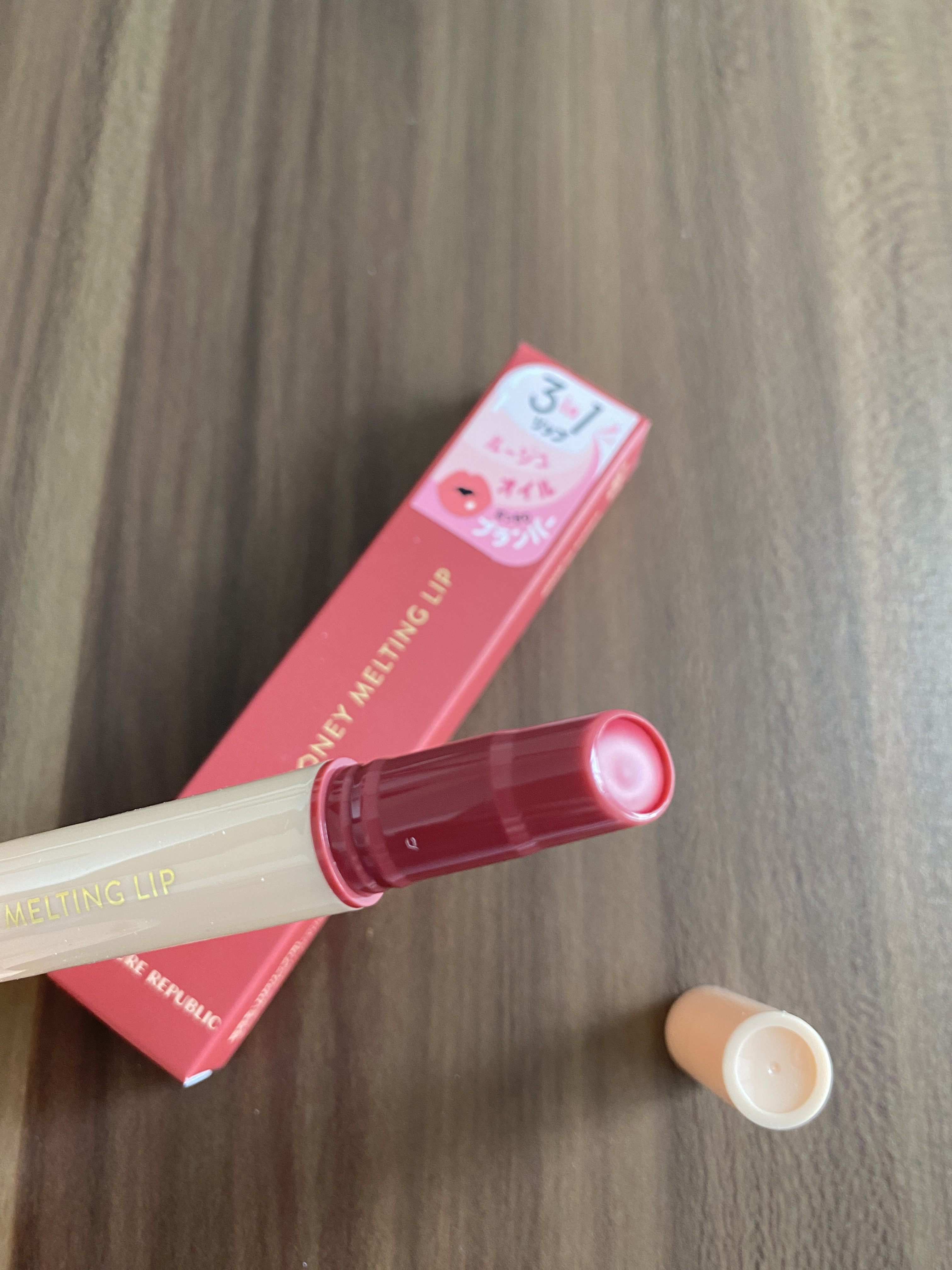 ハニーメルティングリップ/ネイチャーリパブリック/口紅を使ったクチコミ（3枚目）