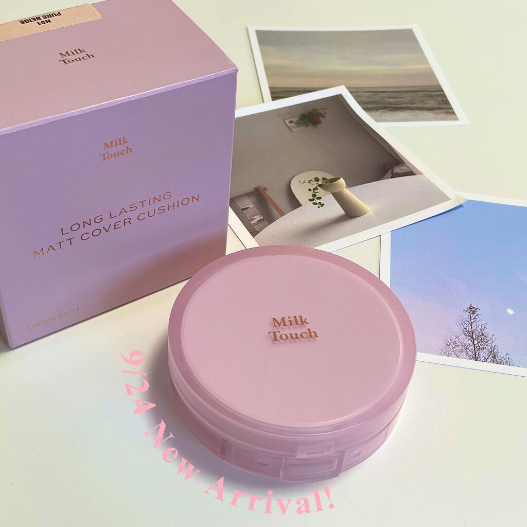 ロングラスティングマットカバークッション/Milk Touch/クッションファンデーションを使ったクチコミ(1枚目)