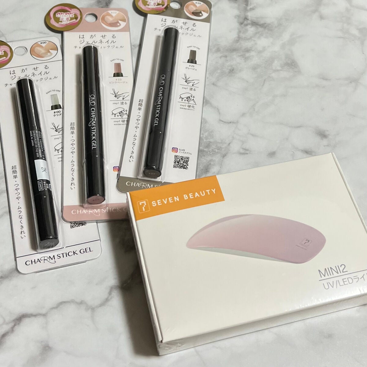 チャームスティックジェル/OMD/オールインワンネイルを使ったクチコミ(2枚目)