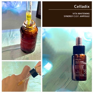 ビタホワイトニングシナジーC.E.F.アンプル/Celladix/美容液を使ったクチコミ（3枚目）