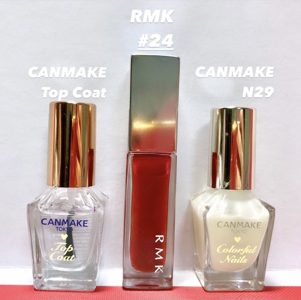 ネイルポリッシュ 24(P) キャンディレッド/RMK/マニキュアを使ったクチコミ（2枚目）