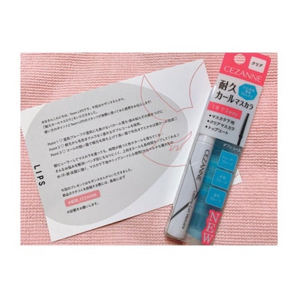 耐久カールマスカラ/CEZANNE/マスカラを使ったクチコミ(1枚目)