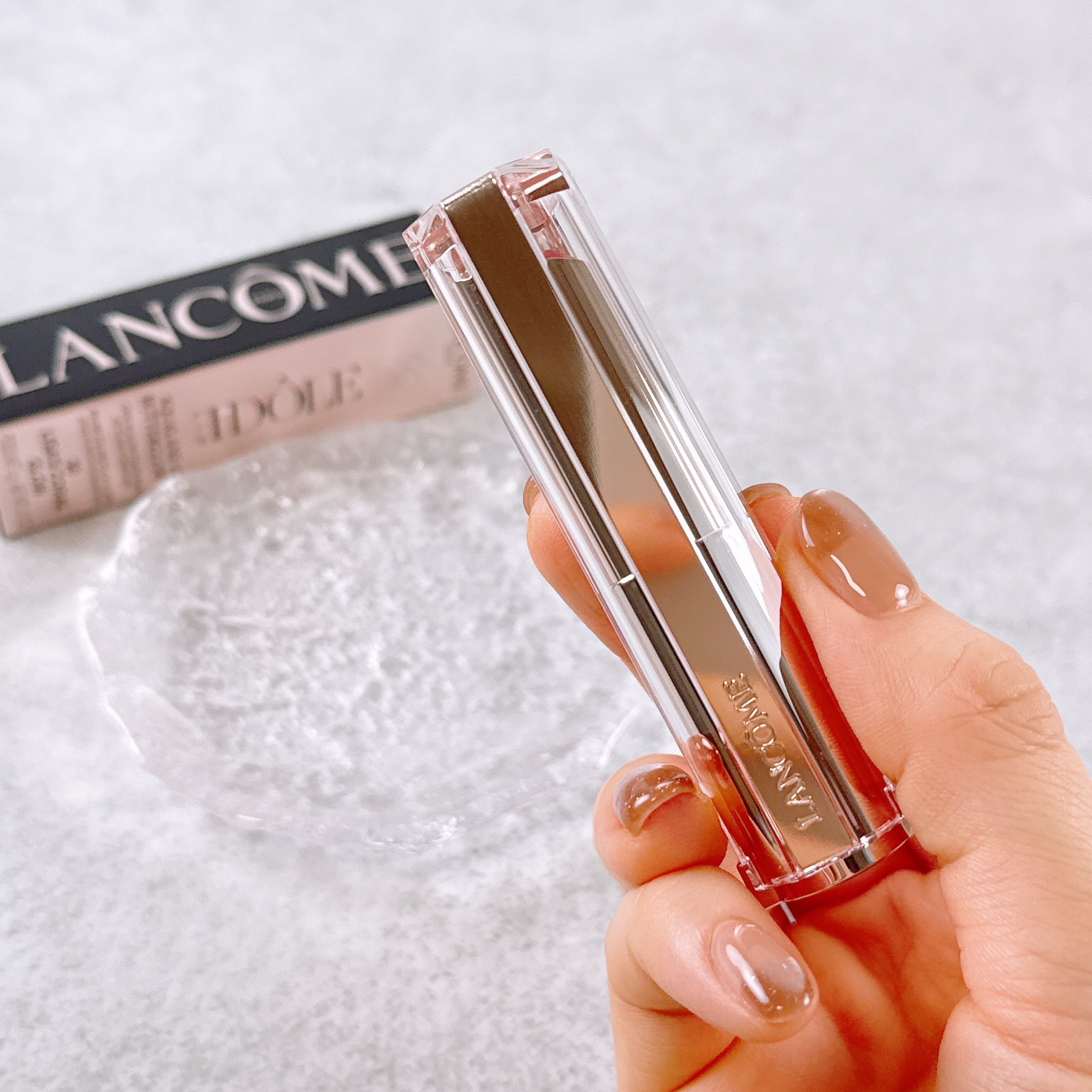 イドル リップ バターグロウ 30 LISA'S CORAL GLOW/LANCOME/口紅を使ったクチコミ（1枚目）