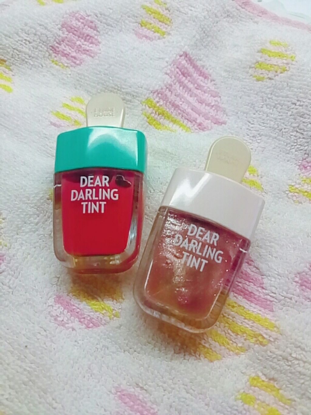 ディアダーリン ウォータージェルティント (アイスティント)/ETUDE/口紅を使ったクチコミ(1枚目)