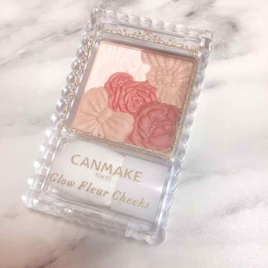 グロウフルールチークス/キャンメイク/パウダーチークを使ったクチコミ(1枚目)