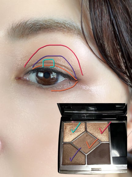 【旧】サンク クルール クチュール/Dior/アイシャドウパレットを使ったクチコミ(3枚目)