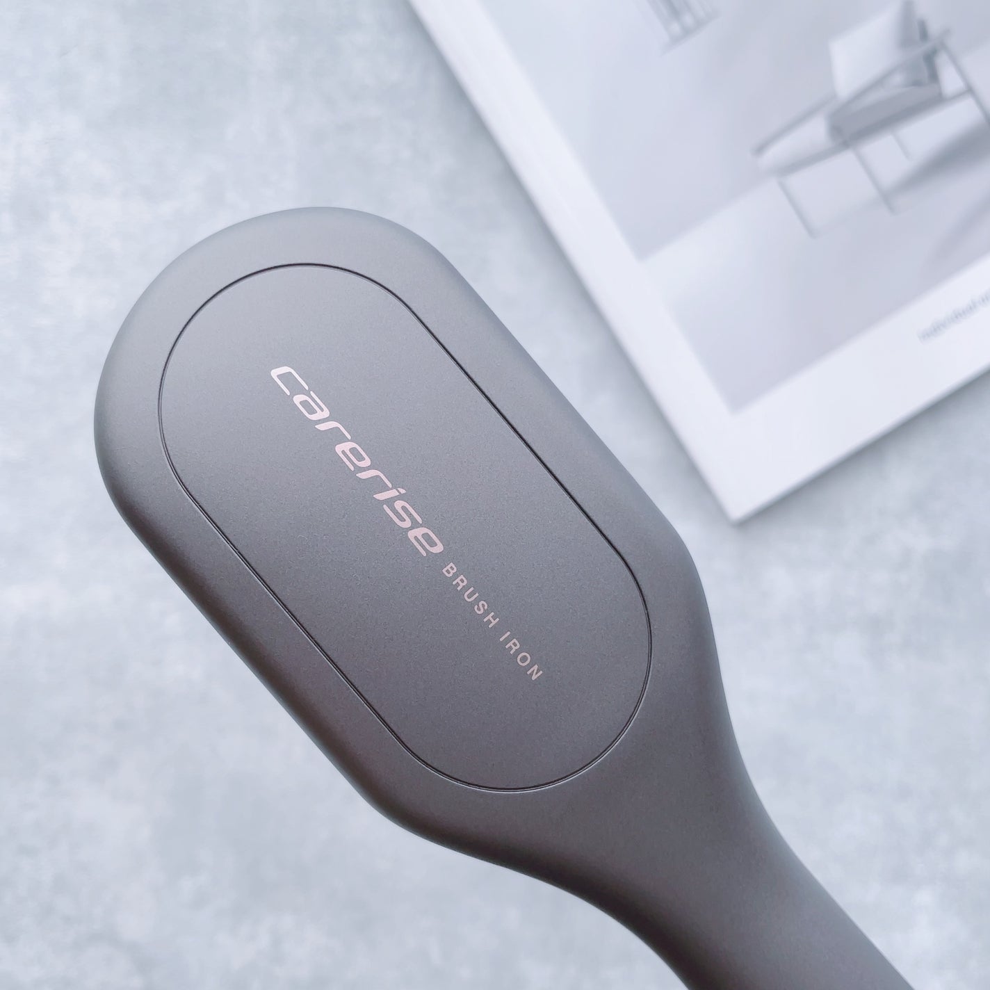 プレミアム ブラシ型ヘアアイロン/CARERISE/その他スタイリングを使ったクチコミ(2枚目)
