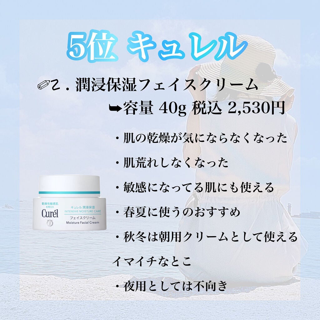 潤浸保湿 フェイスクリーム/キュレル/フェイスクリームを使ったクチコミ(6枚目)