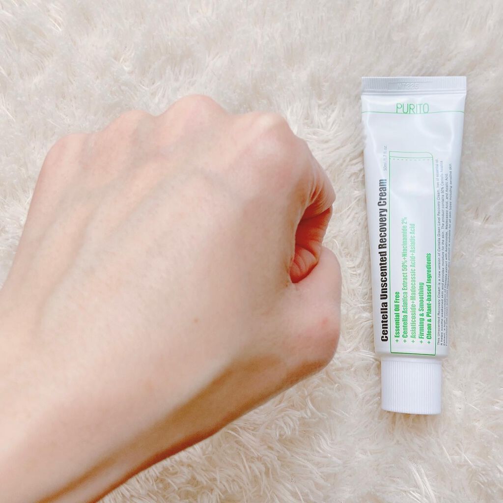 センテラアンセンティドリカバリークリーム/PURITO/フェイスクリームを使ったクチコミ(5枚目)