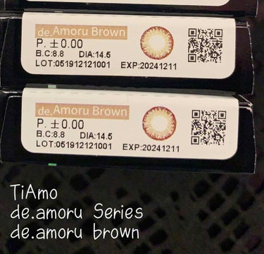 de.Amoru Series/TeAmo/カラーコンタクトレンズを使ったクチコミ（1枚目）