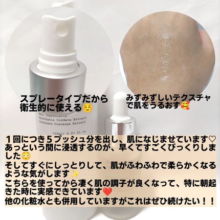 ドクダミトナー さわやか/Heynature/ミスト状化粧水を使ったクチコミ(3枚目)