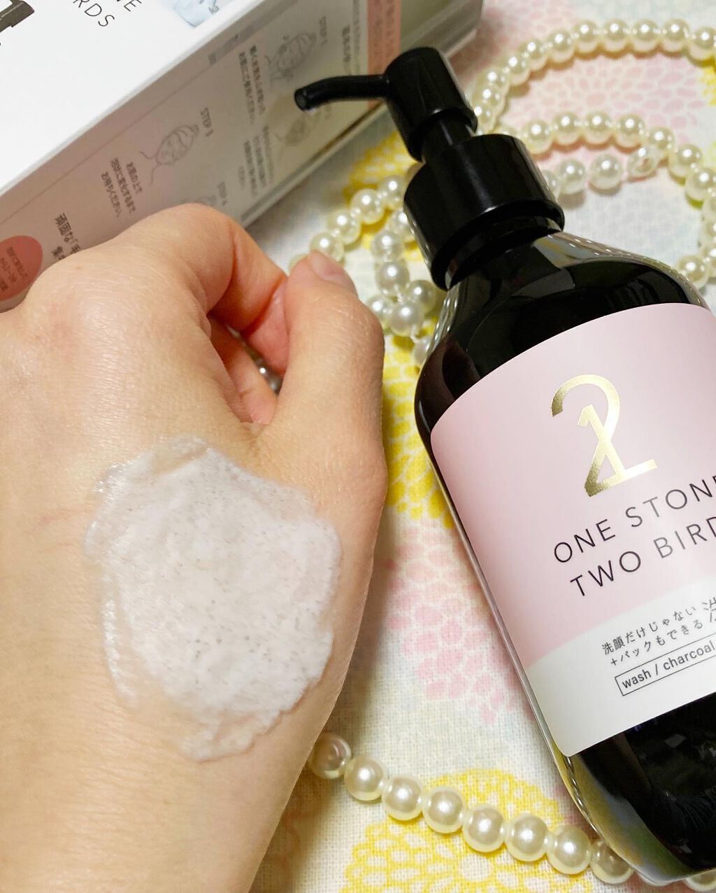 洗顔だけじゃない+パックもできる洗顔料/ONE STONE TWO BIRDS/その他洗顔料を使ったクチコミ(5枚目)