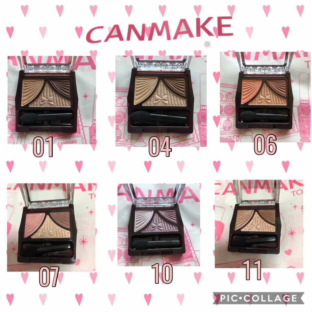 ジューシーピュアアイズ/キャンメイク/アイシャドウパレットを使ったクチコミ（1枚目）