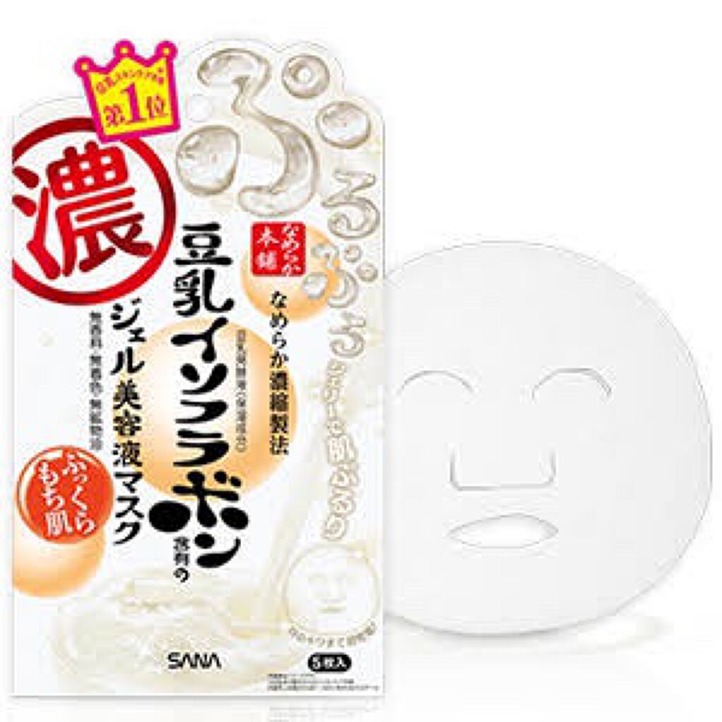 豆乳イソフラボン ジェル美容液マスク/なめらか本舗/シートマスク・パックを使ったクチコミ(1枚目)