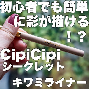 シークレットキワミライナー R/CipiCipi/リキッドアイライナーを使ったクチコミ（1枚目）