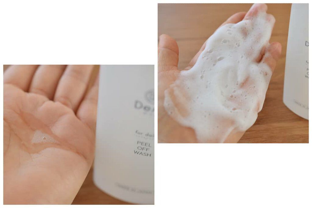 ピールオフウォッシュ/DeAU(デアウ)/泡洗顔を使ったクチコミ（3枚目）