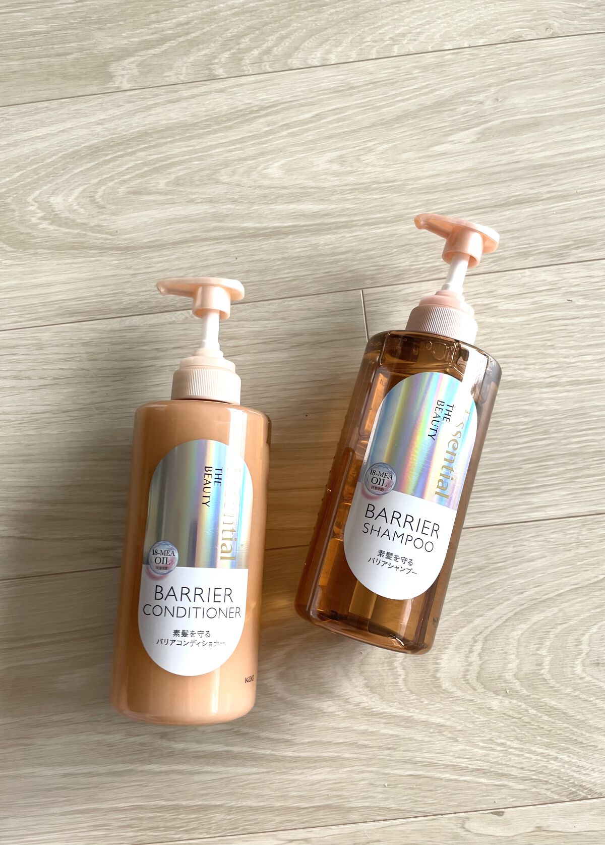 ザビューティ 髪のキメ美容素髪を守る バリアシャンプー/コンディショナー/エッセンシャル/シャンプー・コンディショナーを使ったクチコミ（1枚目）