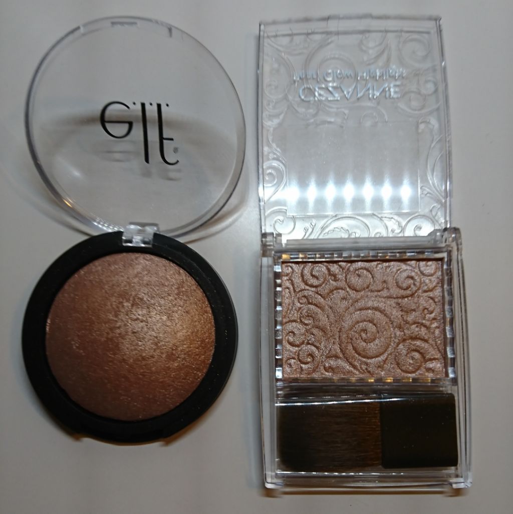 ベイクドハイライター/e.l.f. Cosmetics/パウダーハイライトを使ったクチコミ（2枚目）