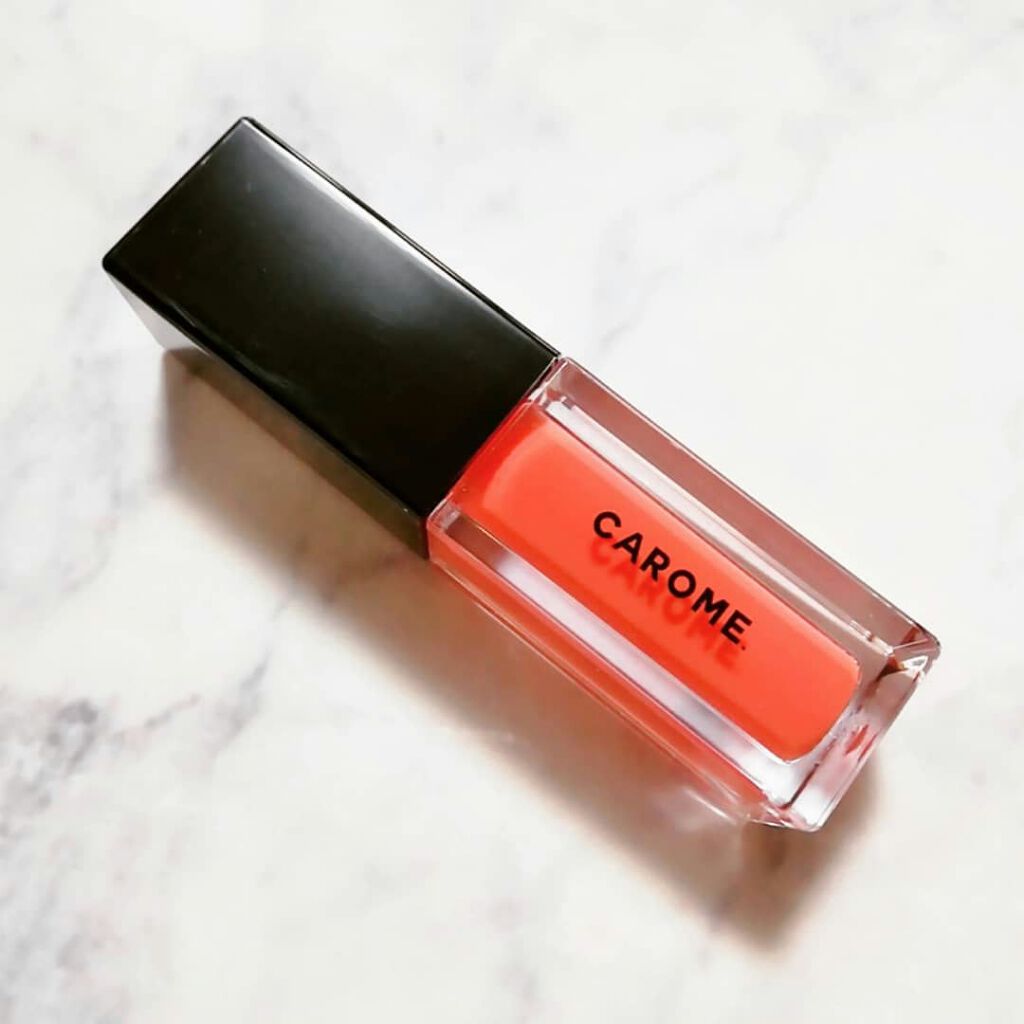 ブルーミングリップグロウ/CAROME./口紅を使ったクチコミ（2枚目）