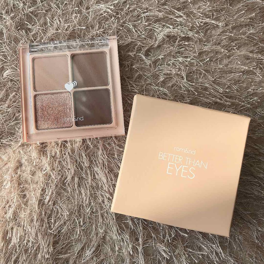ベターザンアイズ/rom&nd/アイシャドウパレットを使ったクチコミ(1枚目)