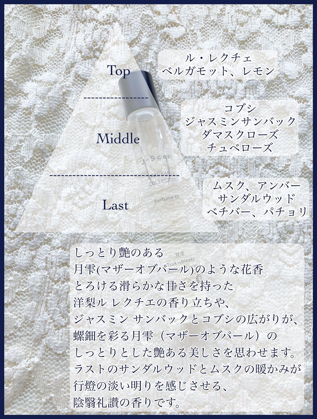 J-Scentパフュームオイル 和肌/J-Scent/香水(レディース)を使ったクチコミ(3枚目)