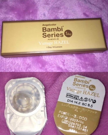 Angelcolor Bambi Series Vintage 1day/AngelColor/ワンデー（１DAY）カラコンを使ったクチコミ（2枚目）