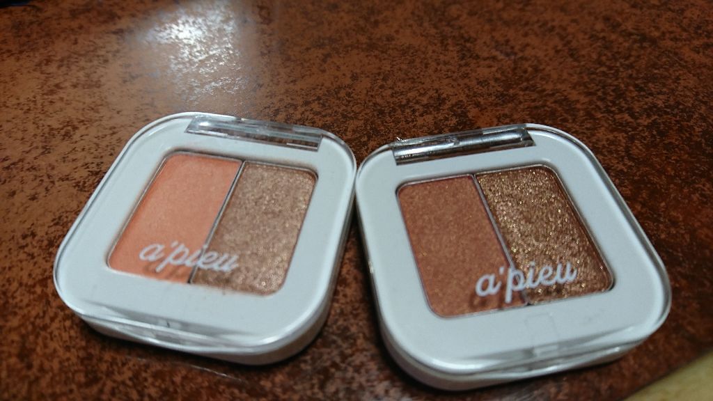 ミネラルモノシャドウ(デュアル)/A’pieu/アイシャドウパレットを使ったクチコミ（1枚目）