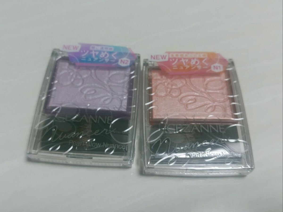 パールグロウニュアンサー/CEZANNE/パウダーハイライトを使ったクチコミ（1枚目）