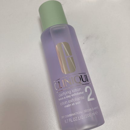 クラリファイング ローション 2/CLINIQUE/拭き取り化粧水を使ったクチコミ(1枚目)