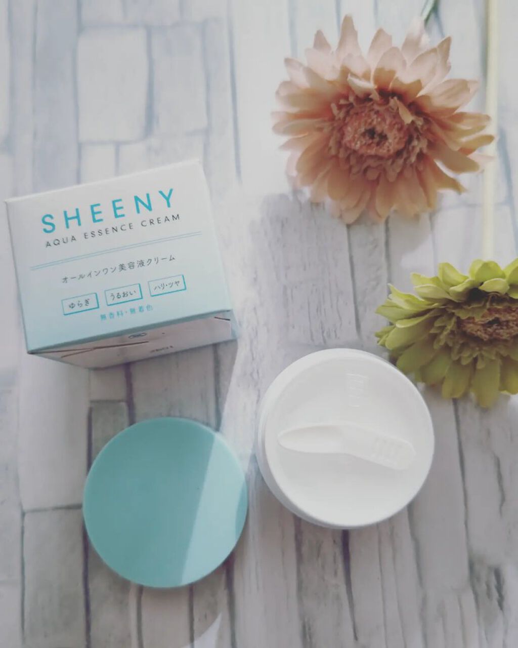 アクアエッセンスクリーム/SHEENY/フェイスクリームを使ったクチコミ（3枚目）