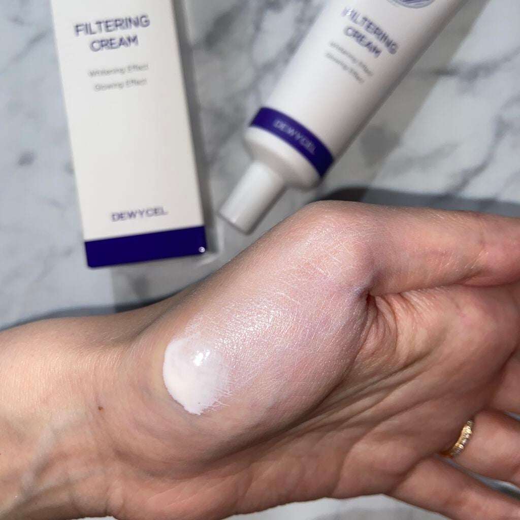 フィルタリングクリーム/DEWYCEL/日焼け止めクリームを使ったクチコミ(3枚目)
